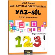 Okul Öncesi Sayı Saymayı Öğreten Yaz Sil Kitabı
