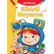 Okul Öncesi Sihirli Boyama - Mor Kelebek