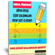 Okul Oncesi Süper Ötesi Çizgi 3 Kitap Enine Boyuna Eğitim