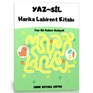 Okul Öncesi YAZ-SİL Harika Labirent Kitabı Enine Boyuna Eğitim