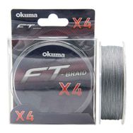 Okuma FT-4 Braided Line 300 mt 0.235 mm Grey Örgü İp Misina