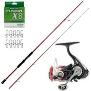Okuma Red Spin 243 cm 7-28 gr Atarlı 2 Parça Spin Olta Kamışı