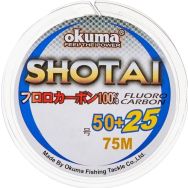 Okuma Shotai Fluorocarbon 75 m 0,330 mm Şeffaf Misina