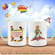 Okuyan Nesillere Çift Yön Baskılı Küçük Prens The Little Prince Kupa Bardak