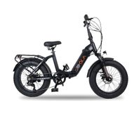 Ola Electrofold EFD1 Carbon Design 20 inç Mat Siyah Katlanabilir Elektrikli Bisiklet