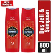 Old Spice Captain 2x400 ml Duş Jeli