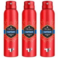 Old Spice Captain 3x150 ml Sprey Deodorant
