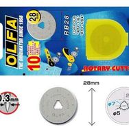 Olfa 200029 Rb28-10 Yuvarlak 10'lu Maket Bıçağı Yedeği