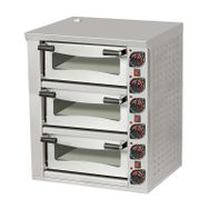 Omake FPZ01.E31 Elektrikli 62x62 cm 3 Katlı Pizza Fırını