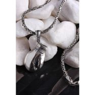 Omar Silver 547812356 Gümüş Kolye