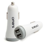 Omars 4.8A Çift USB Çıkışlı Araç Şarj Cihazı