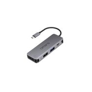 Omars 4 Port USB-C Hub 4K HDMI Video Transferi USB 3.1 PD USB-A ve Type-C Hub Çoklayıcı Adaptör