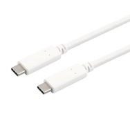 Omars Beyaz 1.5 m Type-C 3.1 5Gbps 3A Şarj ve Data Kablosu