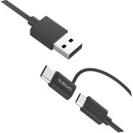 Omars İkisi Bir Arada Type-C Micro USB Şarj ve 1.2 mt Data Kablosu