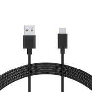 Omars Siyah USB Type-C 3A Şarj ve Data Kablosu