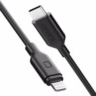 Omars Type-C iPhone Siyah 1 mt MFI Lightning PD Hızlı Şarj Kablosu
