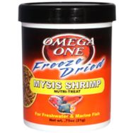 Omega One 490 ml 43 gr Freeze Dried Mysis Shrimp Balık Yemi