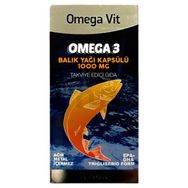 Omega Vit 1000 mg 60 Kapsül Takviye Edici Gıda