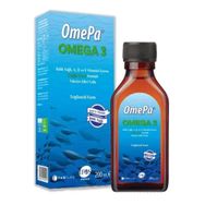 OmePa Omega 3 Doğal Elma Aromalı 200 ml Balık Yağı