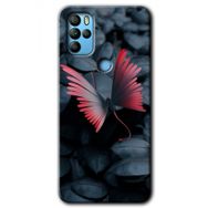 Omix X300 Dark Butterfly Baskılı Uyumlu Silikon Kılıf