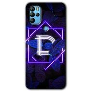 Omix X300 Dark Neon Yaprak D Harfi Baskılı Uyumlu Silikon Kılıf