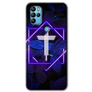 Omix X300 Dark Neon Yaprak T Harfi Baskılı Uyumlu Silikon Kılıf