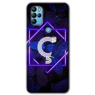 Omix X500 Dark Neon Yaprak Ç Harfi Baskılı Uyumlu Silikon Kılıf