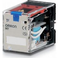 Omron MY4IN-GS-24VDC 14 Pin 24VDC Beslemeli 4 Kontak Röle