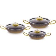 Oms 3032 Gold 6 Parça Sahan Set