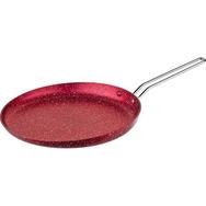 Oms 3234 26 cm Kırmızı Granit Krep Tavası