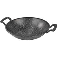 Oms 34 cm Granit Döküm Saç Tava siyah