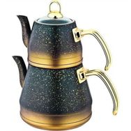 Oms 8200 Gold 4 Parça L Boy Granit Çaydanlık Takımı