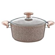 Oms Collection 18X10 cm Granit Kahverengi Derin Tencere