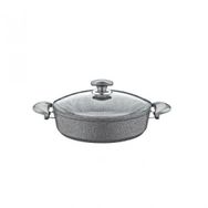 Oms Collection 34 cm Granit Gri Karnıyarık Tenceresi