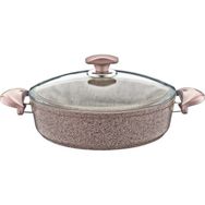 Oms GR204 Granit Gri 30 cm Kısa Tencere