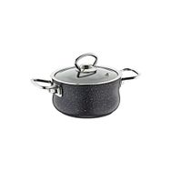 Oms Granit 14x8 cm Gri Mini Güveç Tencere