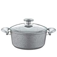 Oms Granit Gri 20 cm Derin Tencere