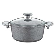 OMS Granit Gri 30 cm Derin Tencere