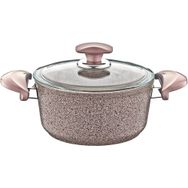 Oms Granit Kahverengi 22 cm Derin Tencere