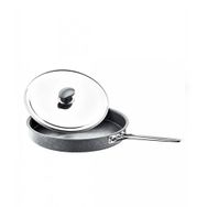 Oms Gri 32 cm Granit Krep Tava