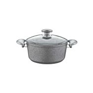 Oms OMS-0172 24x12 cm Gri Granit Derin Tencere
