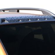 Omsa Dacia Duster 2018 ve Sonrası Mat Siyah Ön Cam Üstü Moon Visor