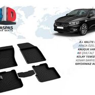 Omsa Fiat Egea Sedan 4D Siyah 2016 ve Sonrası Havuzlu Paspas