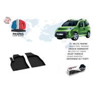 Omsa Fiat Fiorino 4D Siyah Ön 2 Parça 2008 ve Sonrası Paspas