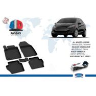 Omsa Ford Fiesta 7 4D Siyah 2018 ve Sonrası Havuzlu Paspas