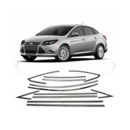Omsa Ford Focus 3 HB 12 Parça 2011-2017 Arası Krom Cam Çerçevesi