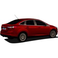 Omsa Ford Focus 3 Sedan 12 Parça 2011-2017 Arası Krom Cam Çerçevesi