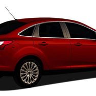 Omsa Ford Focus 3 Sedan Krom 12 Parça 2010-2018 Arası Cam Çerçevesi