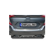 Omsa Honda Civic FC5 2016-2021 Arası Taşlı Krom Arka Tampon Eşiği