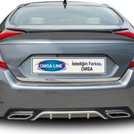 Omsa Honda Civic FC5 ABS 2016 ve Sonrası Oem Boyasız Bagaj Üstü Spoiler
